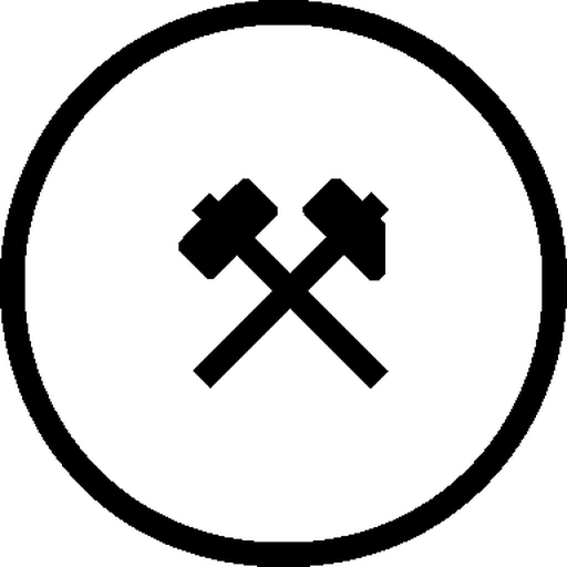 RuhrSound crossed-tools emblem